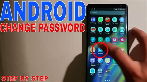 How to change your Android password