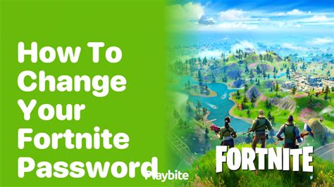 How to change your Fortnite password