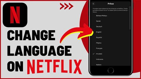 How to change your Language on Netflix for Android