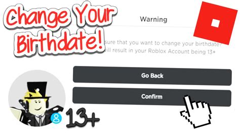 How to change your birthdate if under 13 in Roblox - Quora