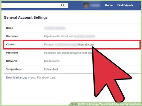 How to change your email address on Facebook from your desktop PC (web browser)