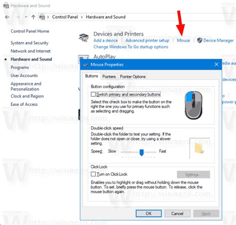 How to change your mouse&rsquo;s primary button with Control Panel