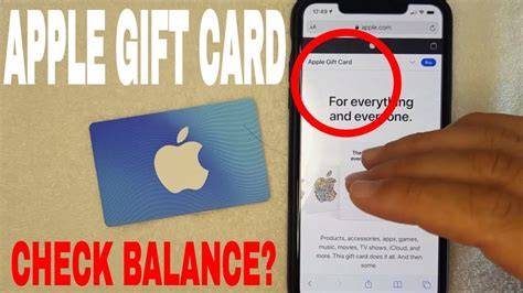 How to check Apple Gift Card Balance