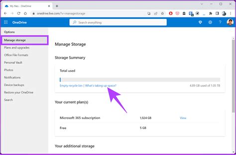 How to check OneDrive storage usage on Windows 10
