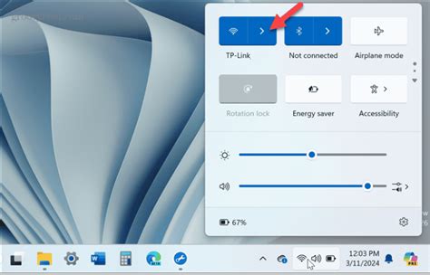 How to check Wi-Fi signal strength using taskbar
