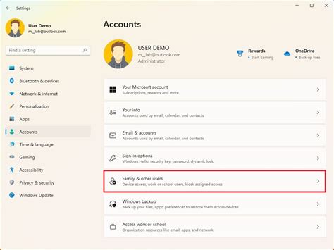How to check account type with Settings