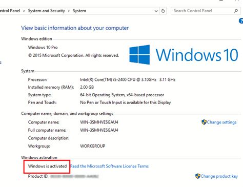 How to check if your Windows 10 is activated