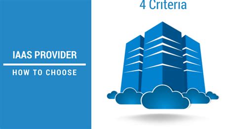 How to choose an Iaas provider