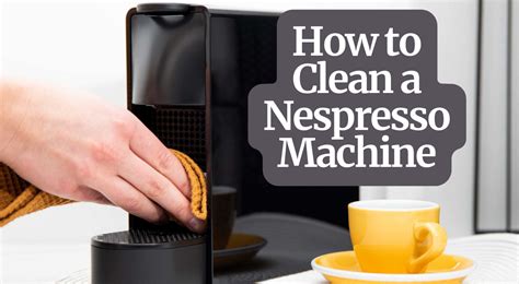 How to clean a Nespresso machine