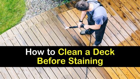 How to clean a deck