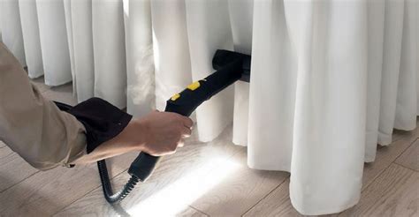 How to clean curtains with a steamer
