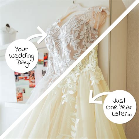 How to clean yellowed wedding dresses gowns