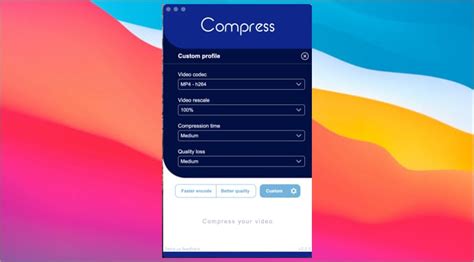 How to compress a video on Mac using the Compress app
