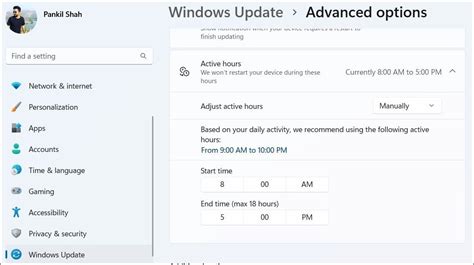 How to configure Windows 11 active hours from Group Policy