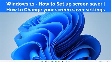 How to configure screen saver on Windows 11