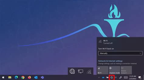 How to connect to Wi-Fi network using Taskbar