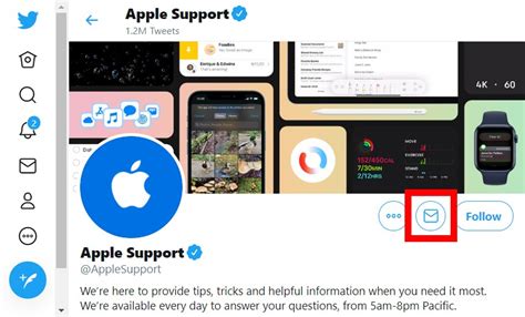 How to contact Apple Support on Twitter