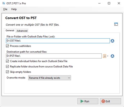 How to convert PST to OST