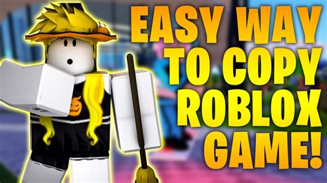 How to copy a game on Roblox