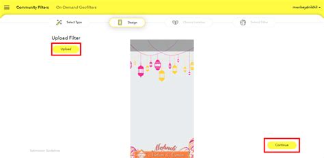 How to create a Community filter (Free) on Snapchat