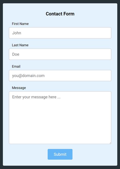 Blogger Contact Form Generator by 123FormBuilder