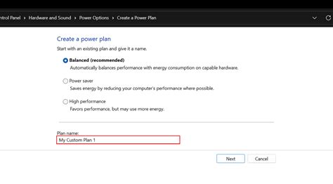 How to create a power plan on Windows 11