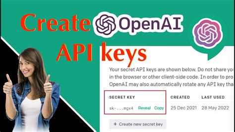 How to create an OpenAI account and get a private API key
