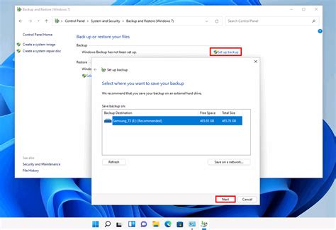How to create backup on Windows 11