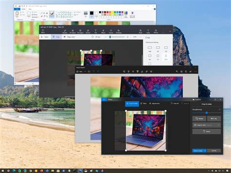 How to crop image using Photos on Windows 10