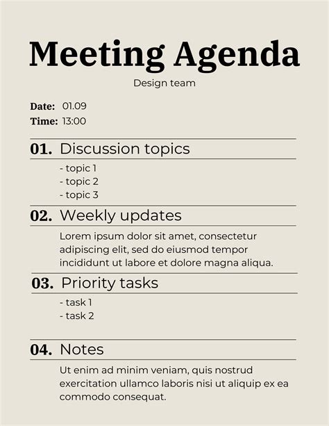 10+ Free Meeting Agenda Templates for Microsoft Word Smartsheet