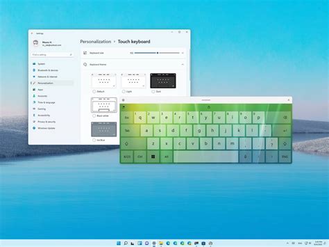 How to customize the touch keyboard on Windows 11