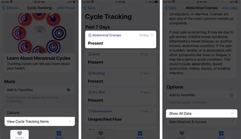 How to delete Cycle Tracking data in the Health app on iPhone