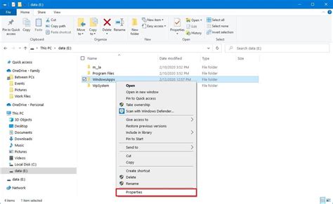How to delete WindowsApps folder using File Explorer