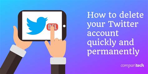 How to delete a Twitter account from your personal computer