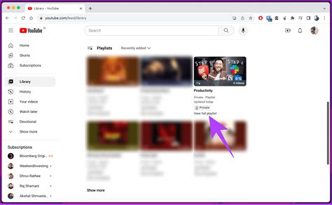 How to delete a YouTube playlist using a web browser