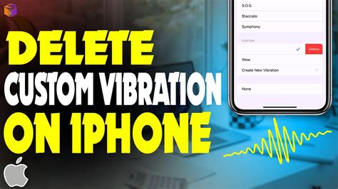How to delete custom vibrations
