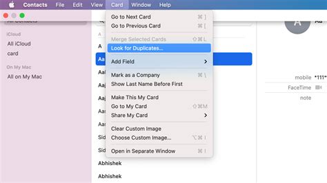 How to delete duplicate contacts on Mac