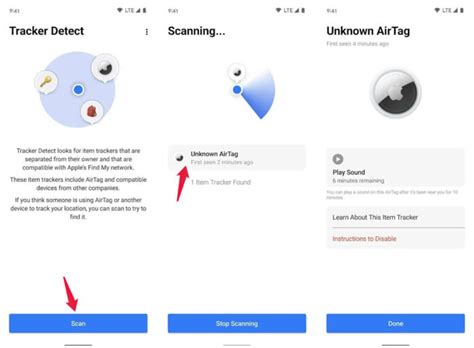 How to detect an AirTag on Android using BLE scanner