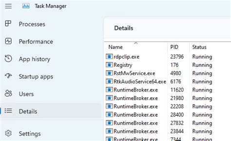 How to determine Process ID from Task Manager