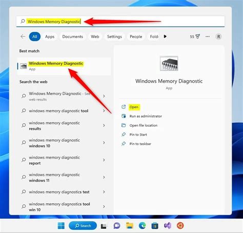 How to diagnose memory problems on Windows 11