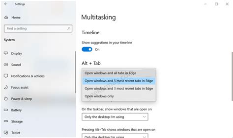 How to disable Alt + Tab experience for Microsoft Edge