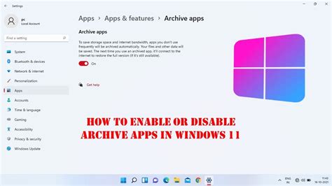 How to disable Archive apps on Windows 11