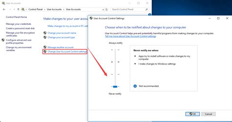 How to disable UAC in Windows 10