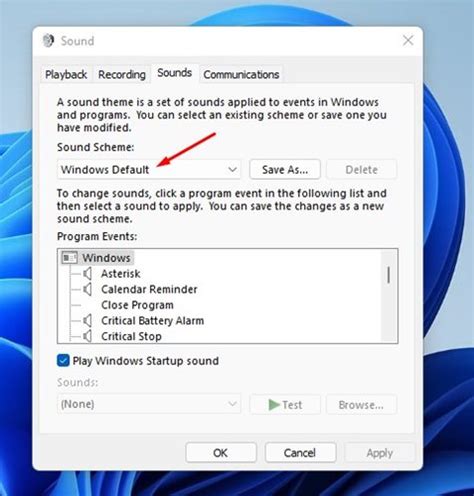 How to disable system sounds on Windows 11