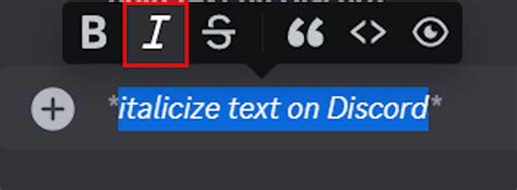 How to do Italics in Discord