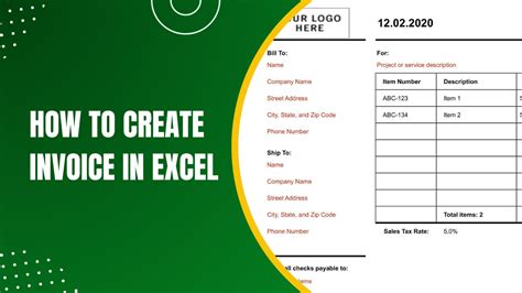 Sales Invoice Excel * Invoice Template Ideas