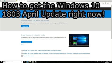 How to download Windows 10 April Update