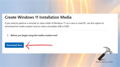 How to download the Windows 11 ISO file with Media Creation Tool