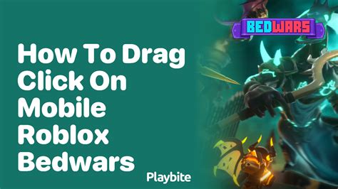 How to drag click Roblox mobile - YouTube