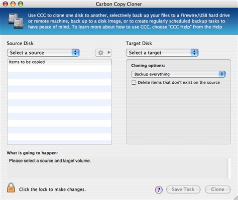 How to duplicate a drive using Carbon Copy Cloner